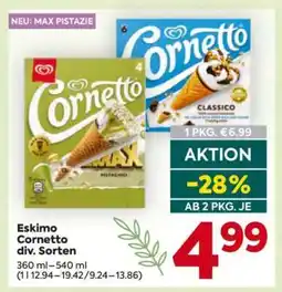 Billa Eskimo Cornetto div. Sorten Angebot