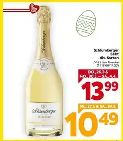 Billa Schlumberger Sekt div. Sorten Angebot