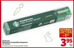 Billa Starbucks Nespresso-kompatible Alukapseln div. Sorten Angebot