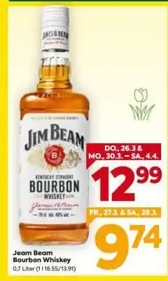 Billa Jeam Beam Bourbon Whiskey Angebot