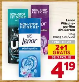 Billa Lenor Wäscheparfüm div. Sorten Angebot