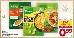 Billa Knorr Basis od. Feinschmecker-Sauce div. Sorten Angebot