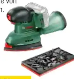 OBI Bosch Akku-Multischleifer UniversalSander 18V-10 Solo Angebot
