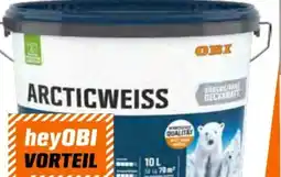 OBI Obi Wand-Deckenfarbe Arcticweiss Angebot