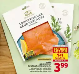 Billa Billa genusswelt schottischer räucherlachs Angebot