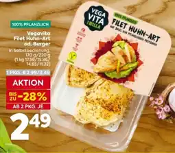 Billa Vegavita Filet Huhn-Art od. Burger Angebot