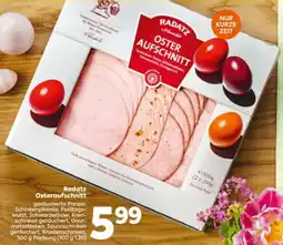 Billa Radatz Osteraufschnitt Angebot