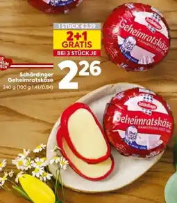 Billa Schärdinger Geheimratskäse Angebot