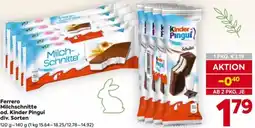 Billa Ferrero Milch- Schnitte Angebot