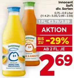 Billa Innocent Saft Angebot