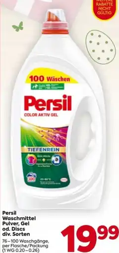 Billa Persil Waschmittel Pulver, Gel od. Discs Angebot