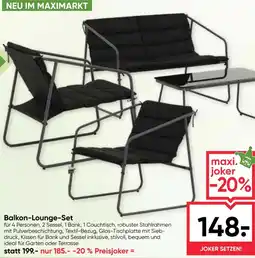 Maximarkt Balkon-Lounge-Set Angebot