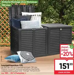 Maximarkt Loungekissenbox XXL Angebot