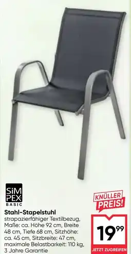 Maximarkt Stahl-Stapelstuhl Angebot