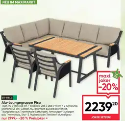 Maximarkt Alu-Loungegruppe Pisa Angebot