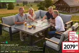 Maximarkt Alu-Loungegruppe,,Joy" Angebot