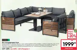 Maximarkt Alu-Loungegruppe Linus Angebot