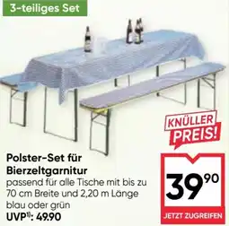 Maximarkt Polster-Set für Bierzeltgarnitur Angebot