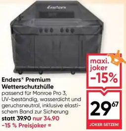 Maximarkt Enders Premium Wetterschutzhülle Angebot