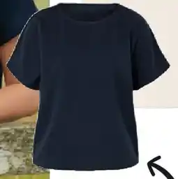 Tchibo Eduscho Blusenshirt, dunkelblau Angebot