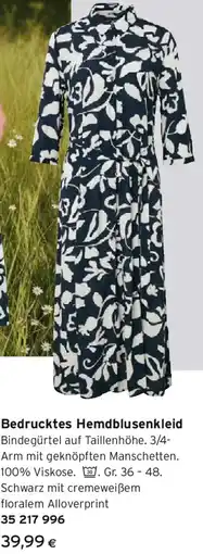 Tchibo Eduscho Bedrucktes Hemdblusenkleid Angebot