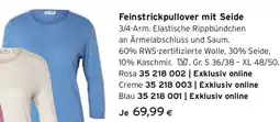 Tchibo Eduscho Feinstrickpullover mit Seide Angebot