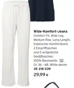 Tchibo Eduscho Wide-Komfort-Jeans Angebot