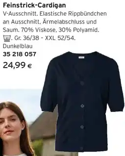Tchibo Eduscho Feinstrick-Cardigan Angebot