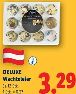 Lidl Deluxe wachteleier Angebot