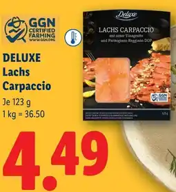 Lidl Deluxe lachs carpaccio Angebot