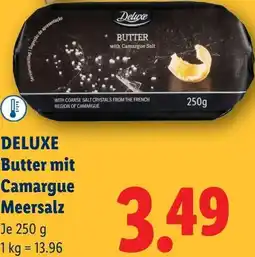 Lidl Deluxe butter mit camargue meersalz Angebot