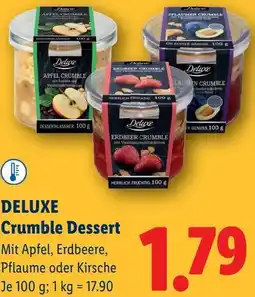 Lidl Deluxe Crumble Dessert Angebot