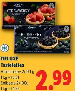 Lidl Deluxe tartelettes Angebot