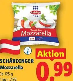Lidl Schärdinger mozzarella Angebot