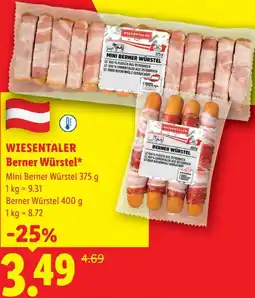 Lidl Wiesentaler berner würstel Angebot