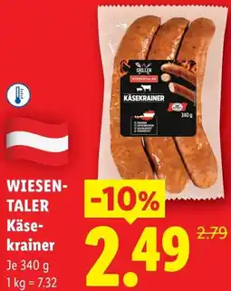 Lidl Wiesentaler käsekrainer Angebot