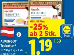 Lidl Alpengut teebutter Angebot