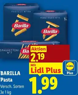 Lidl Barilla pasta Angebot
