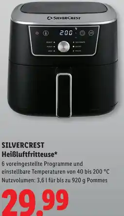 Lidl Silvercrest heißluftfritteuse Angebot