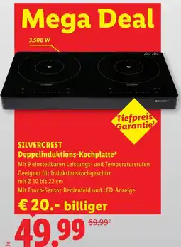 Lidl Silvercrest doppelinduktions-kochplatte Angebot