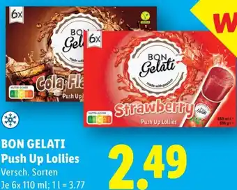 Lidl Bon gelati push up lollies Angebot