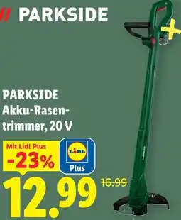 Lidl Parkside akku-rasen- trimmer, 20 v Angebot