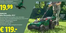 Lidl Parkside akku-rasenmäher, 40 v Angebot