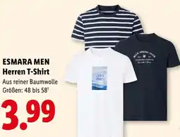 Lidl Esmara men herren t-shirt Angebot