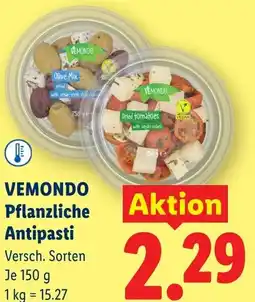 Lidl Vemondo pflanzliche antipasti Angebot