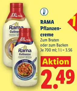 Lidl Rama pflanzen- creme Angebot