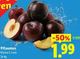 Lidl Pflaumen Angebot