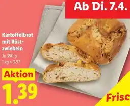 Lidl Kartoffelbrot mit Röst- zwiebeln Angebot