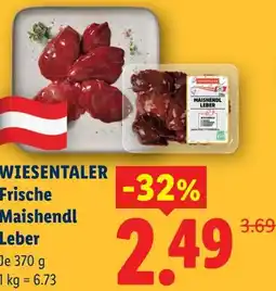 Lidl Wiesentaler frische maishendl leber Angebot
