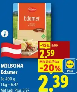 Lidl Milbona Edamer Angebot